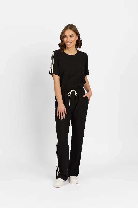 Knewe Universal Jumpsuit - Black/Off White