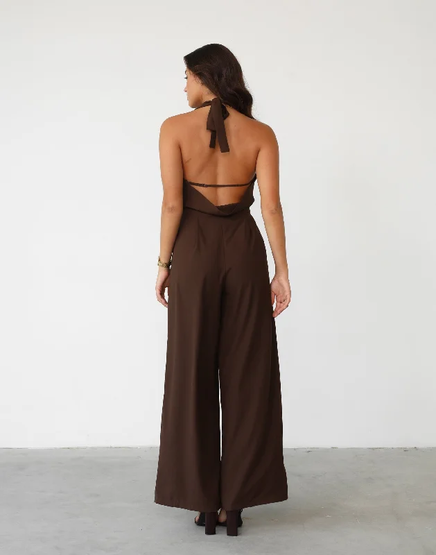 Kyeesha Jumpsuit (Cocoa)