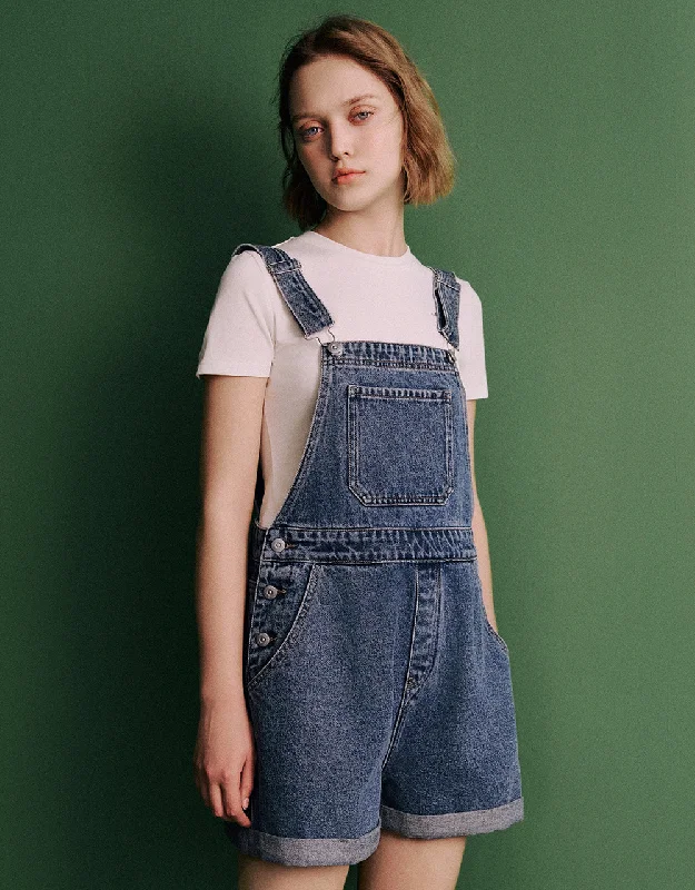 Loose Denim Overall