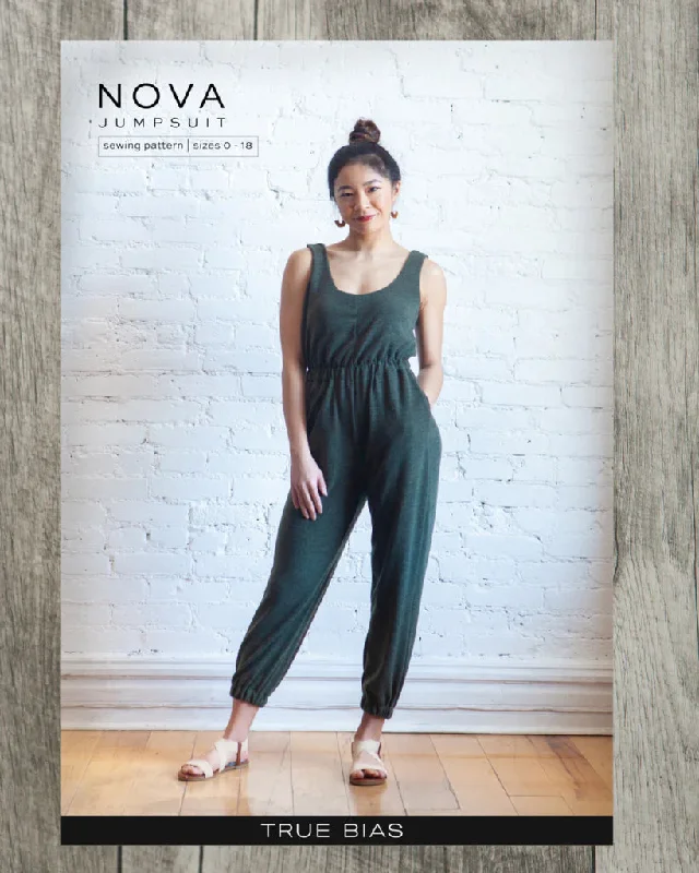 Nova Jumpsuit - Sewing Pattern | True Bias | Size 0-18