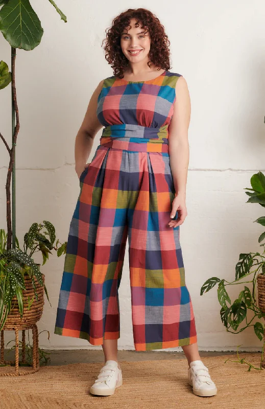 Roberta Jumpsuit - Festival Plaid