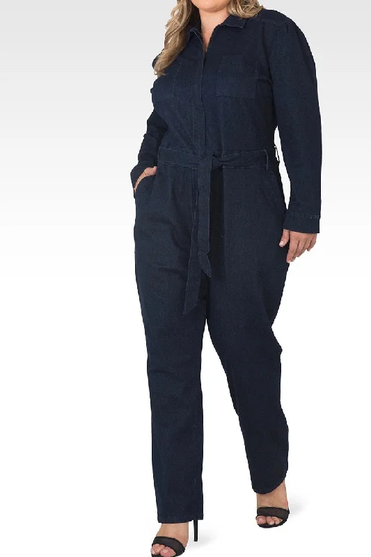 Standards & Practices - Janeen Denim Jumpsuit