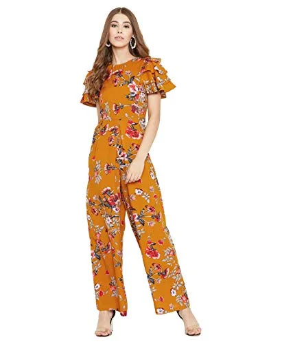 Uptownie Lite Women's Maxi Jumpsuit (Yellow,XX- Large)