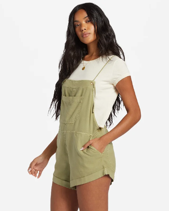 Wild Pursuit Romper - Avocado