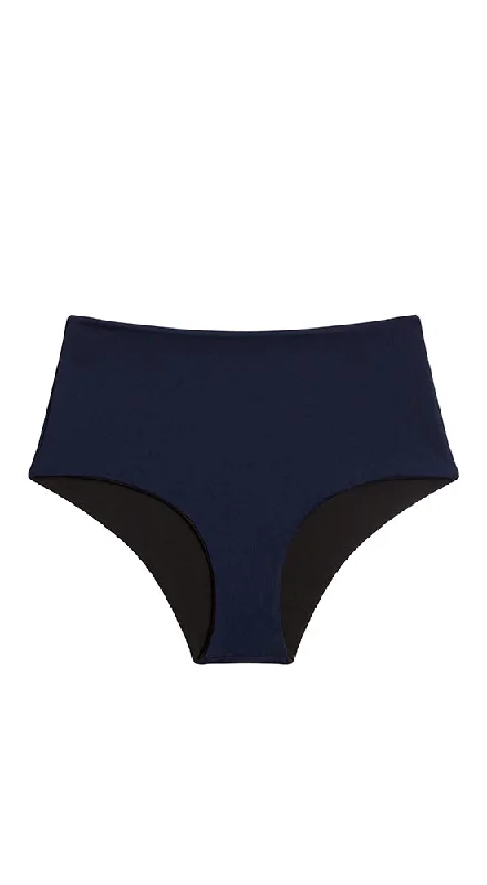 Erin Reversible Bottom: Black/Navy