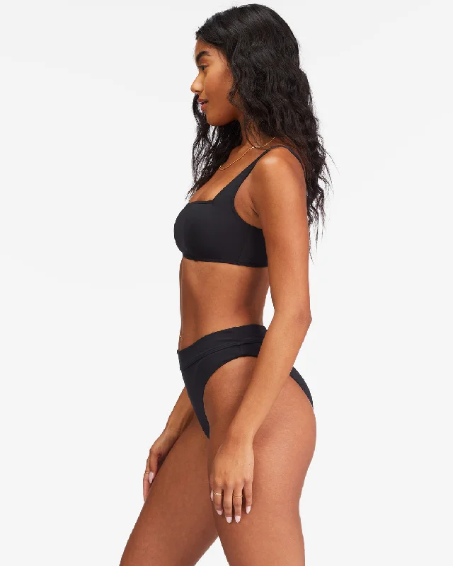 Sol Searcher Maui Rider Bikini Bottoms - Black Pebble