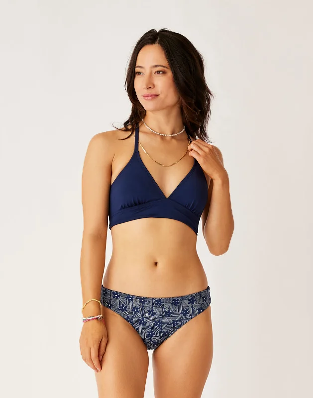 St. Barth Reversible Bottom: Daisy/Navy