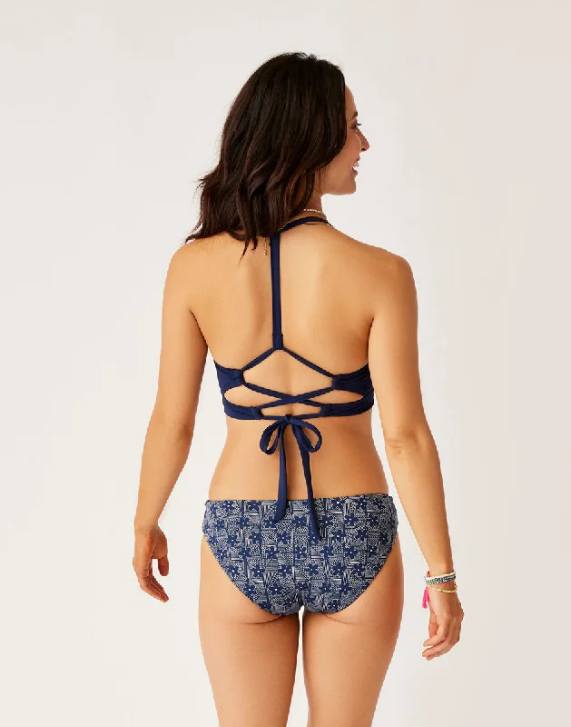 St. Barth Reversible Bottom: Daisy/Navy