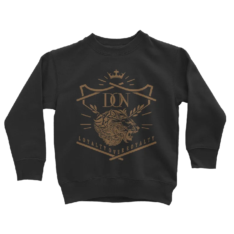 Loyalty Over Royalty Classic Kids Sweatshirt