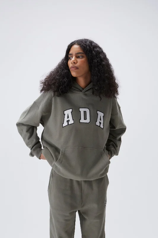 ADA Oversized Hoodie - Olive Green