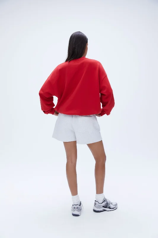 ADA Oversized Sweatshirt - Classic Red