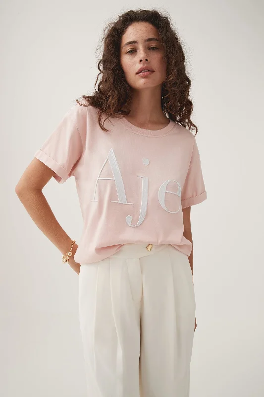 Alice Embroidered Logo Tee