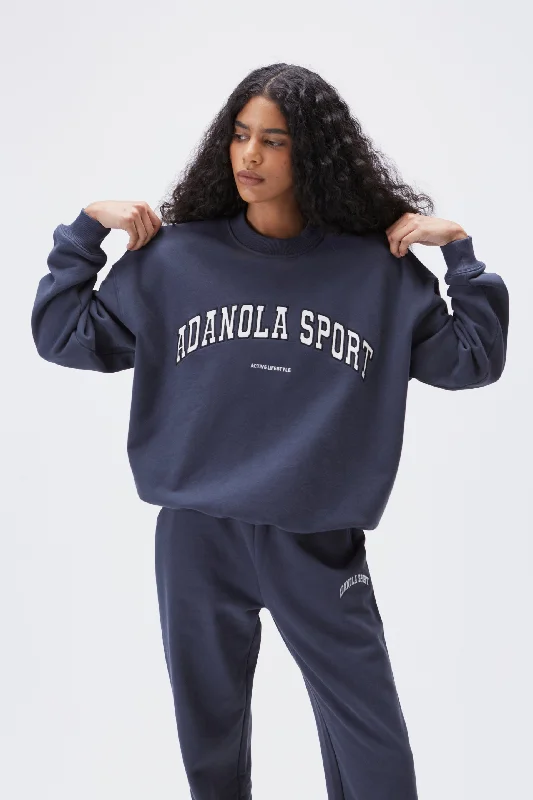 AS Oversized Sweatshirt - Midnight Blue