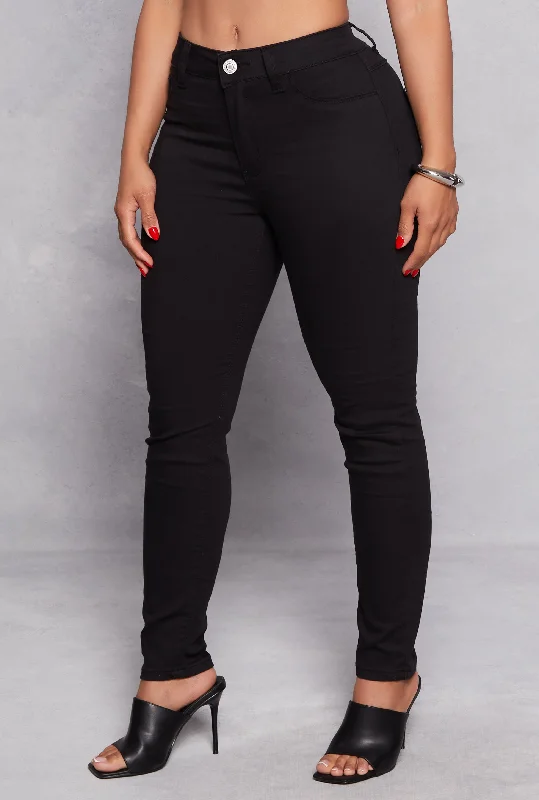 VIP Solid High Waist Skinny Jeans