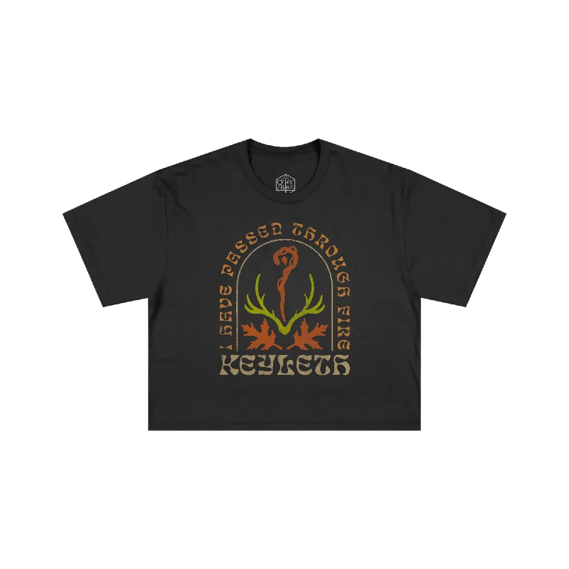 Keyleth Gray Cropped Tee