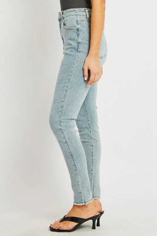 Denim Skinny Jean High Rise