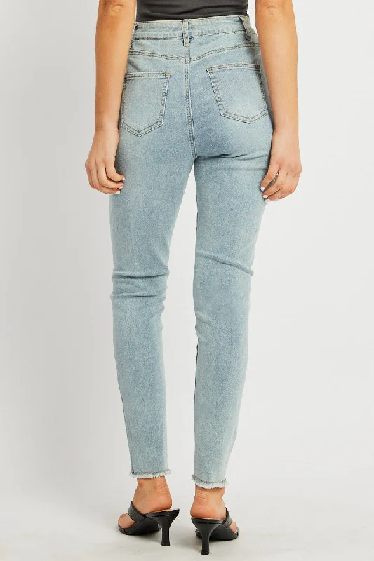 Denim Skinny Jean High Rise