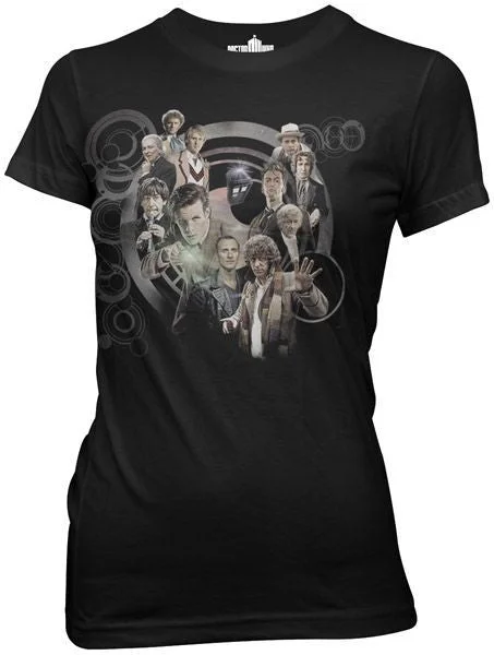 Dr. Who All Doctors Collage T-Shirt