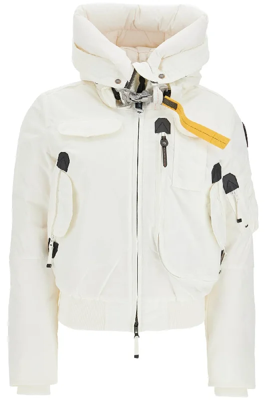 gobi bomber jacket in oxford nylon PWJKMA31 PURITY