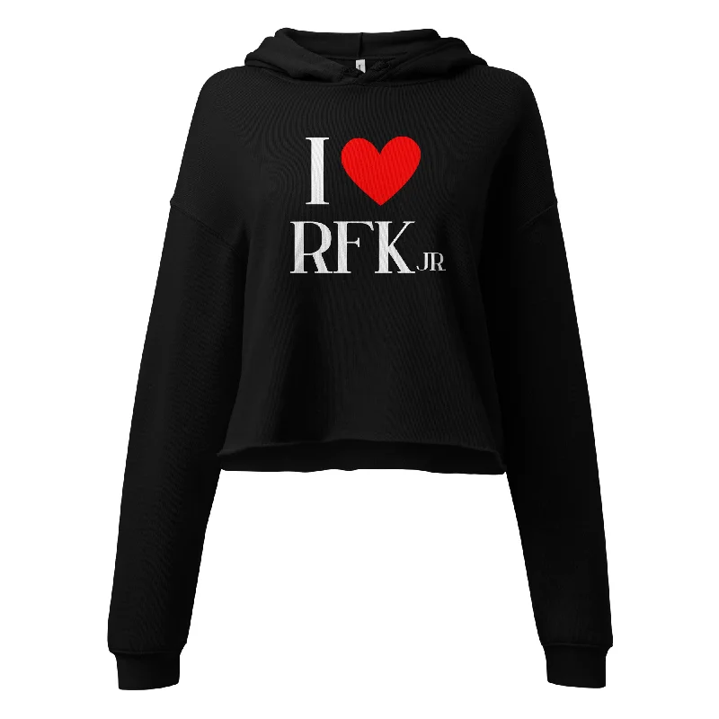 I Heart RFK Jr. Crop Hoodie