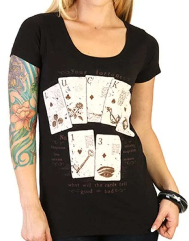 Lucky Fortune Scoop Neck T-Shirt