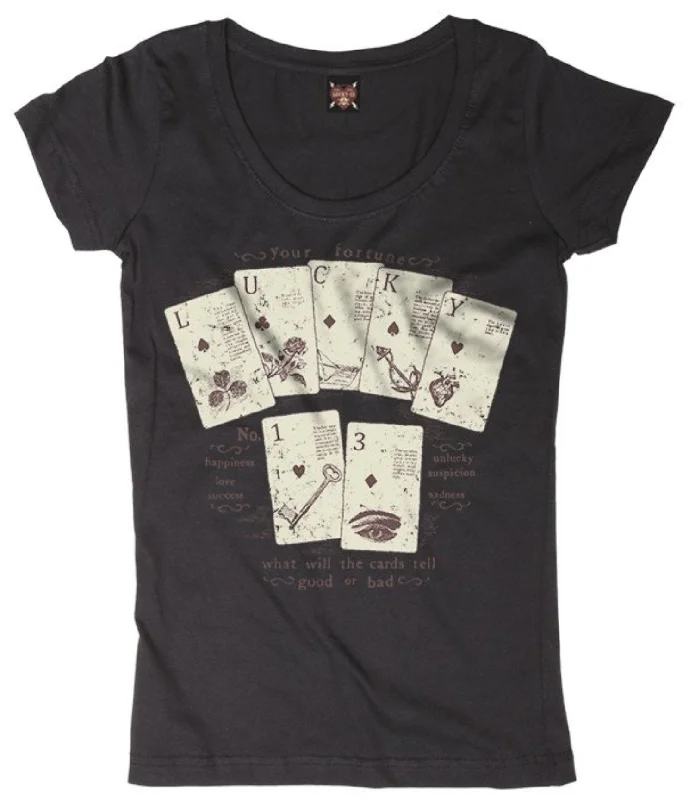 Lucky Fortune Scoop Neck T-Shirt