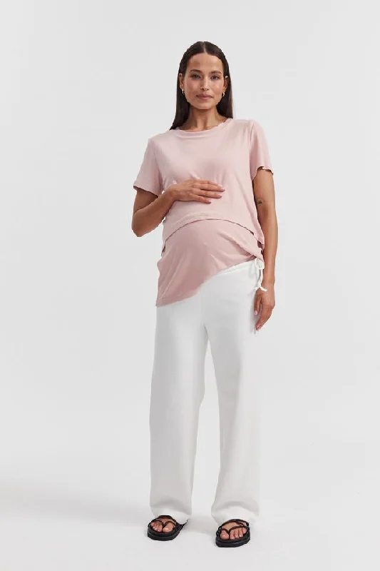 Avenue Nursing Tee (Blush)