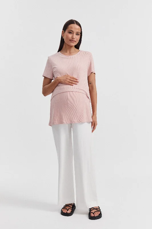 Avenue Nursing Tee (Blush)