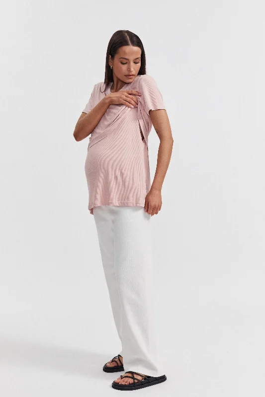 Avenue Nursing Tee (Blush)