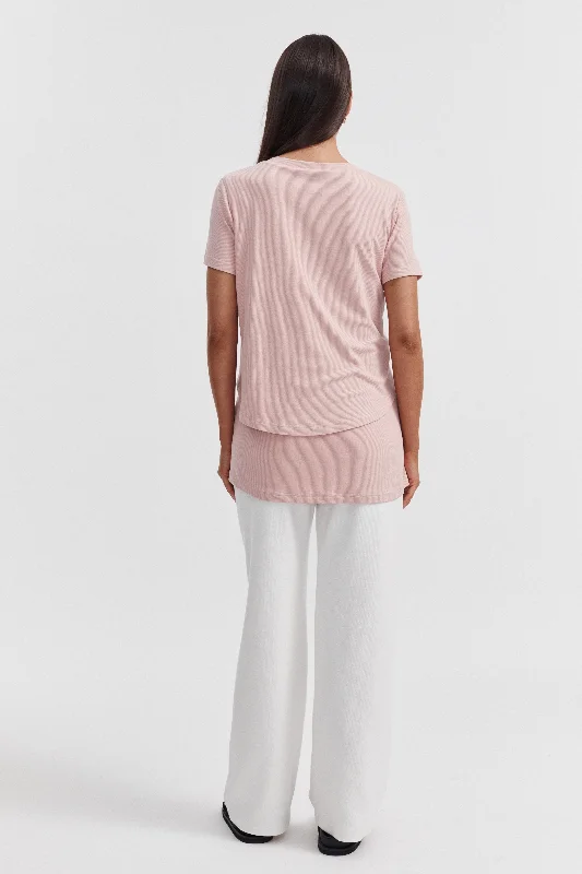 Avenue Nursing Tee (Blush)