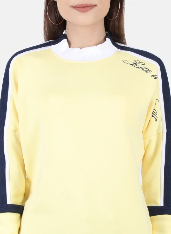 Women Multi Color Solid Sweatshirt