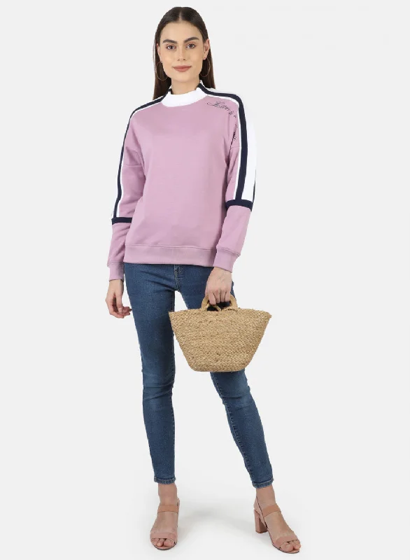 Women Mustard Solid Sweatshirt