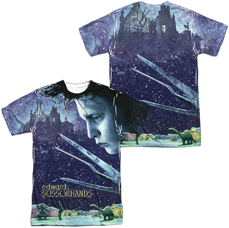 Edward Scissorhands Double Sided All Over Poster Sublimation Print T-Shirt