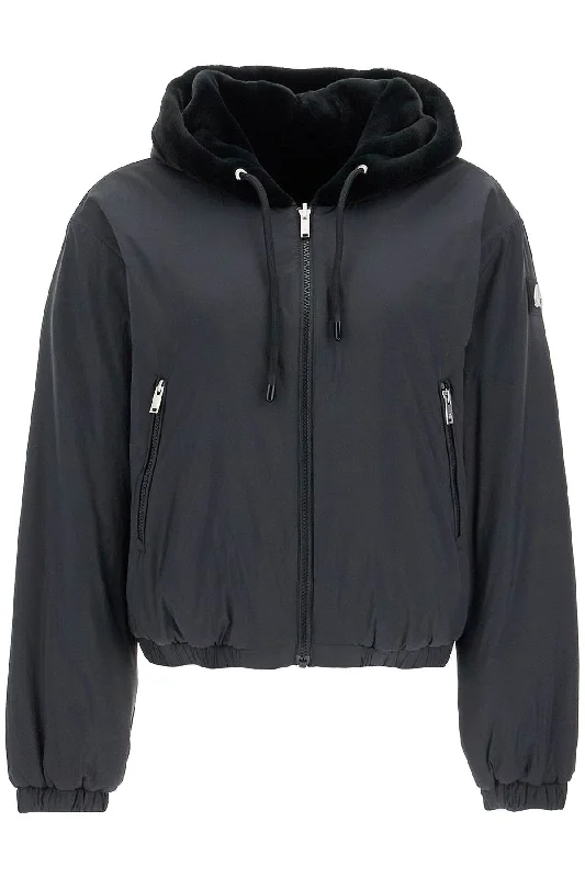 reversible eaton bunny jacket M34LS652 BLACK/BLACK