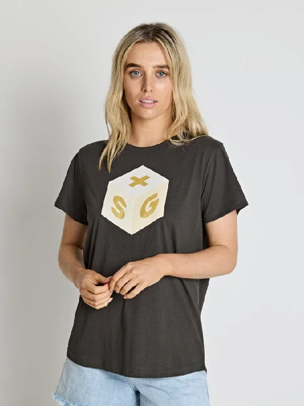 Stella + Gemma | High Roller Tee | Black