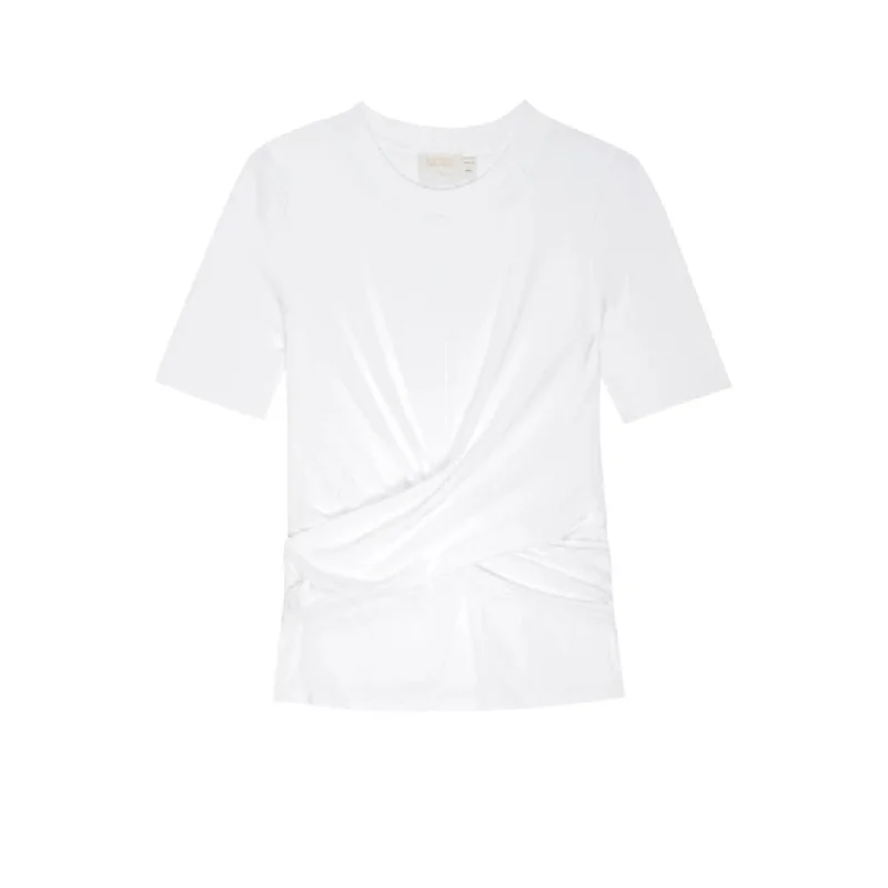 Talia Wrap Tee (White)