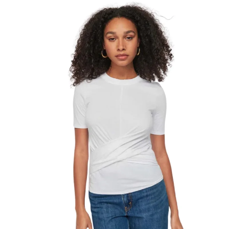 Talia Wrap Tee (White)