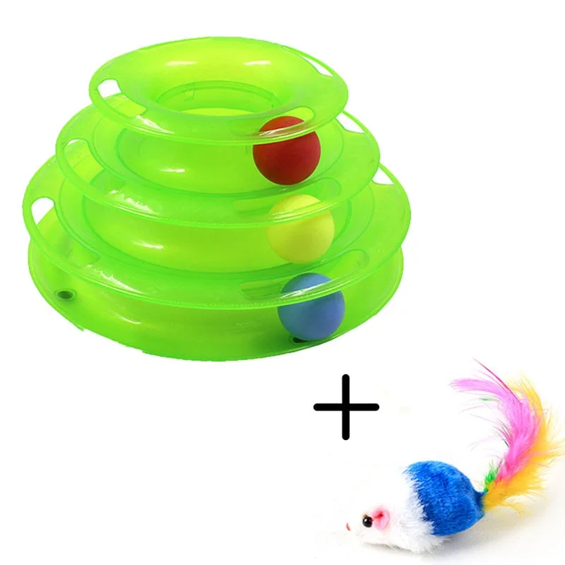 Three Levels Pet Cat Toy Tower