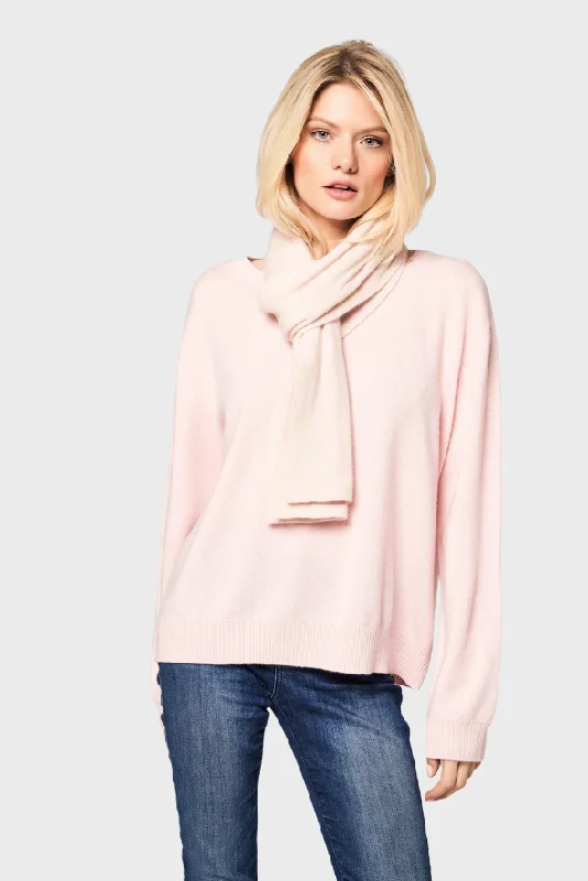 Sabrina Boat Neck Merino-Cashmere Sweater