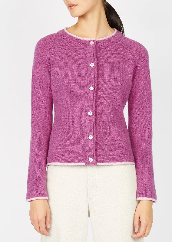 IrelandsEye Killiney Cardigan - Boysen Berry