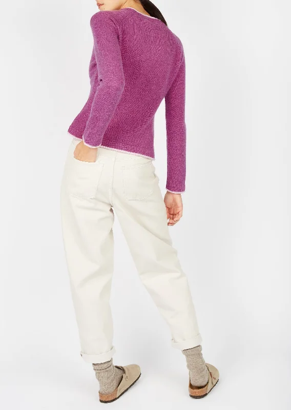 IrelandsEye Killiney Cardigan - Boysen Berry