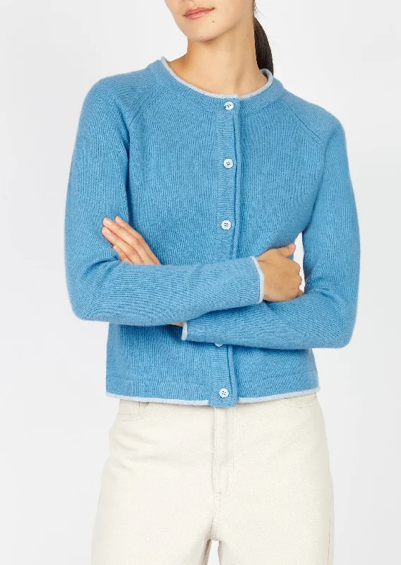 IrelandsEye Killiney Cardigan - Azure Blue