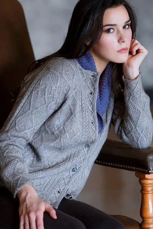 Mena Woman Cardigan Qiviuk, Merino & Silk