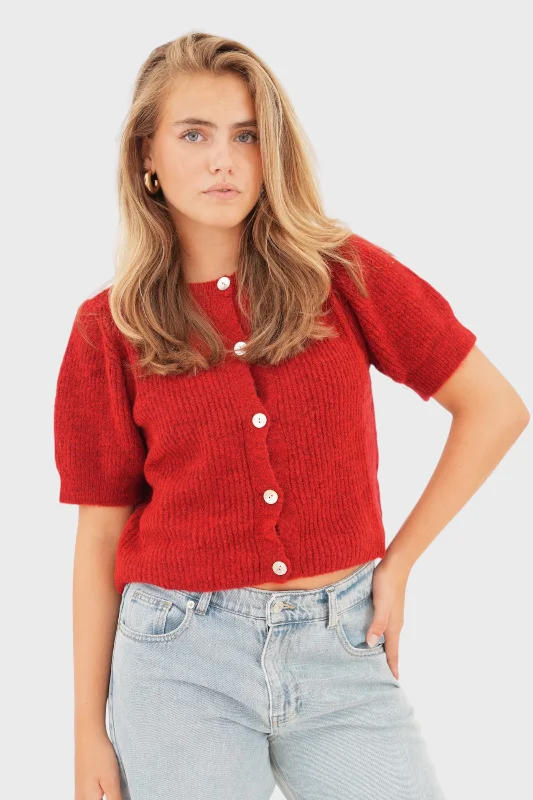 ""Mila"" sweater red