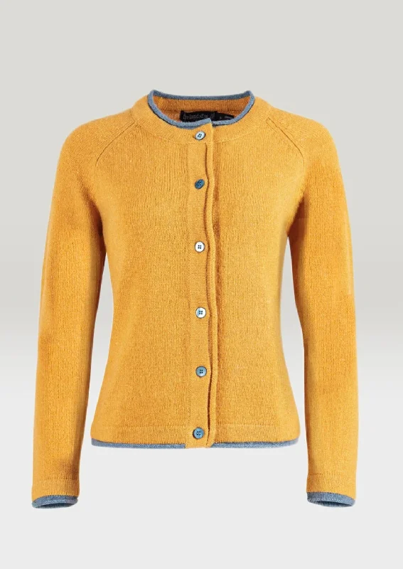 IrelandsEye Women's Killiney Cardigan | Ochre