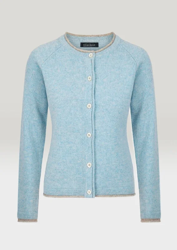 IrelandsEye Women's Killiney Cardigan | Pale Blue