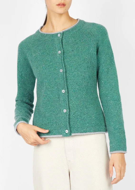 IrelandsEye Killiney Cardigan | Sea Green